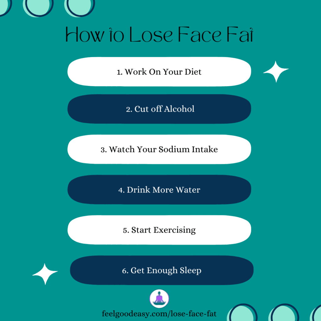 how to lose face fat