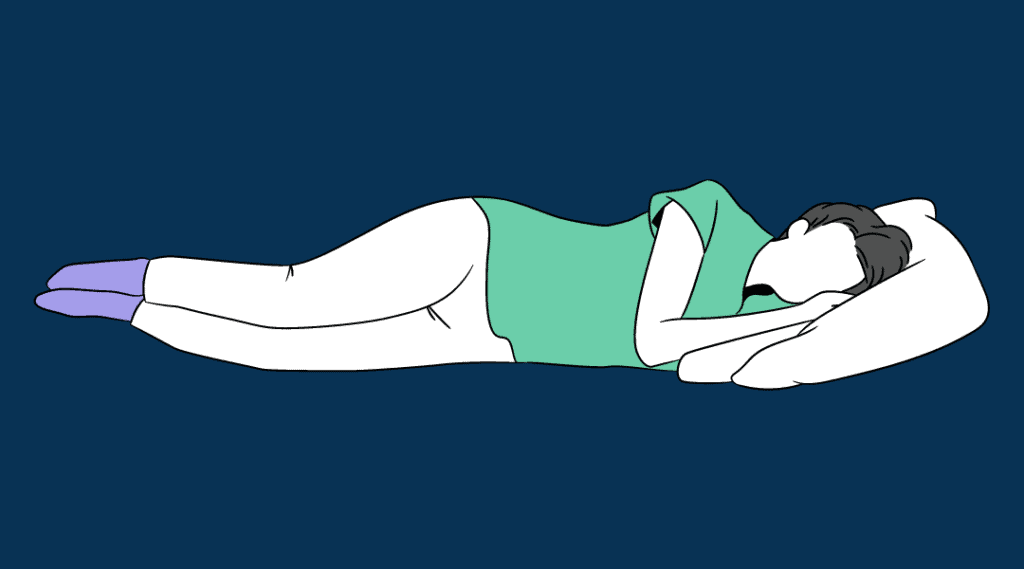woman sleeping on the floor