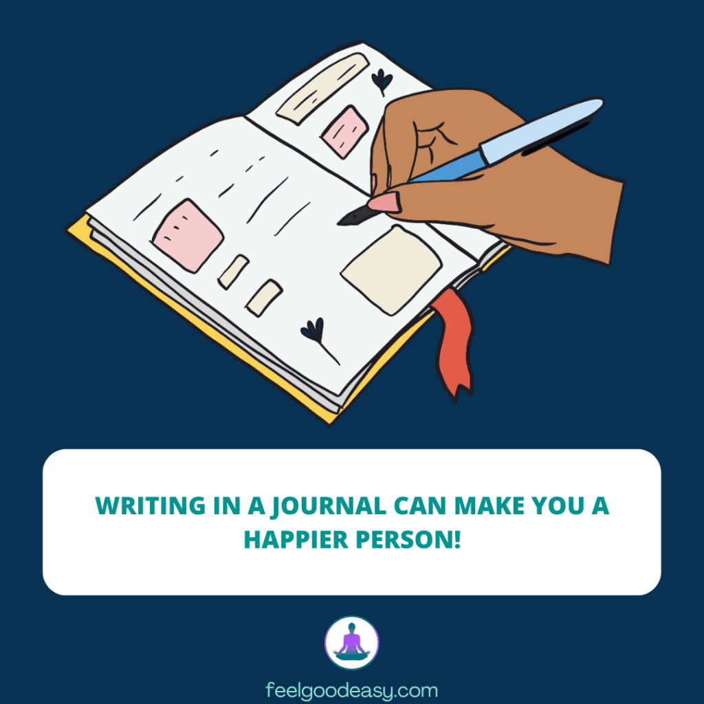Writing in a journal can make you a happier person!