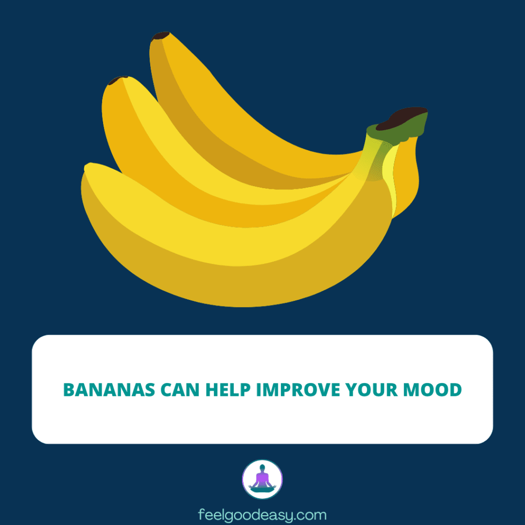 Bananas can help improve your mood