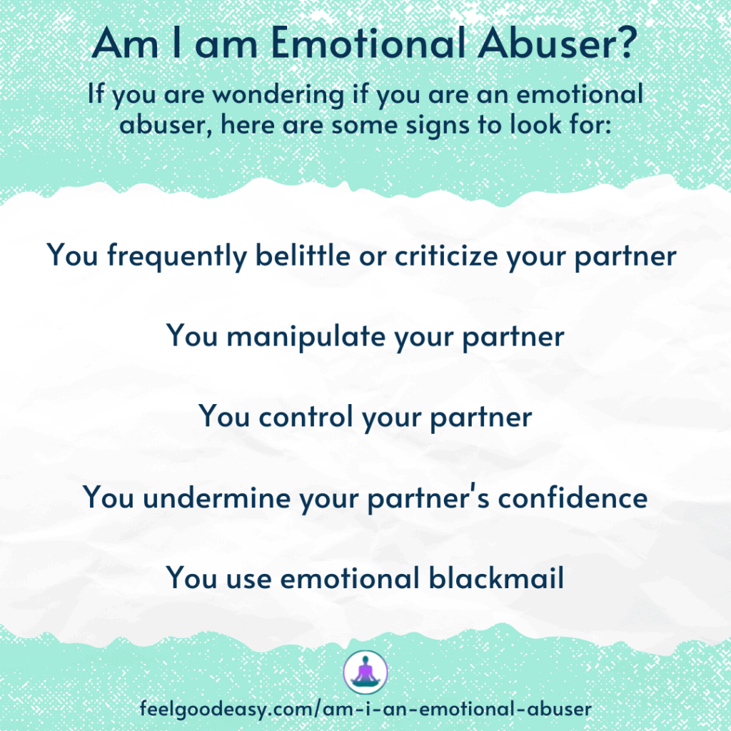 Am I an Emotional Abuser?